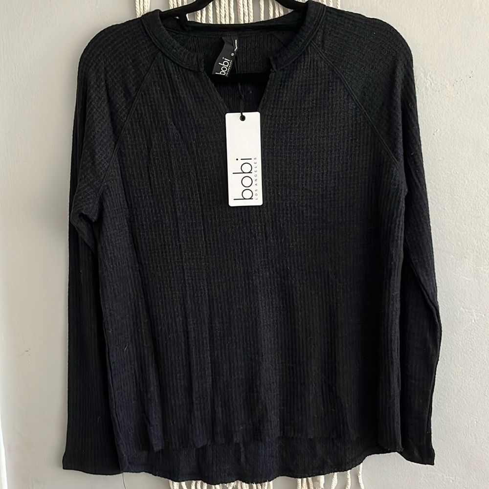 Bobi Long Sleevee Black Thermal XS